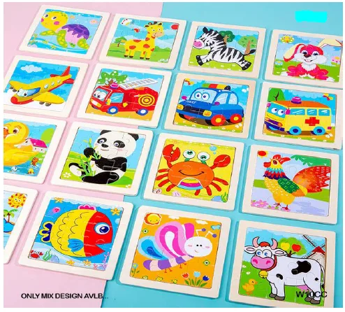 9x9 Jigsaw Wooden Puzzle Pc2