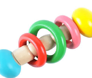Wooden Colorful Rattle Pc 1