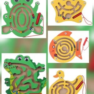 Wooden Magnetic Maze Puzzle