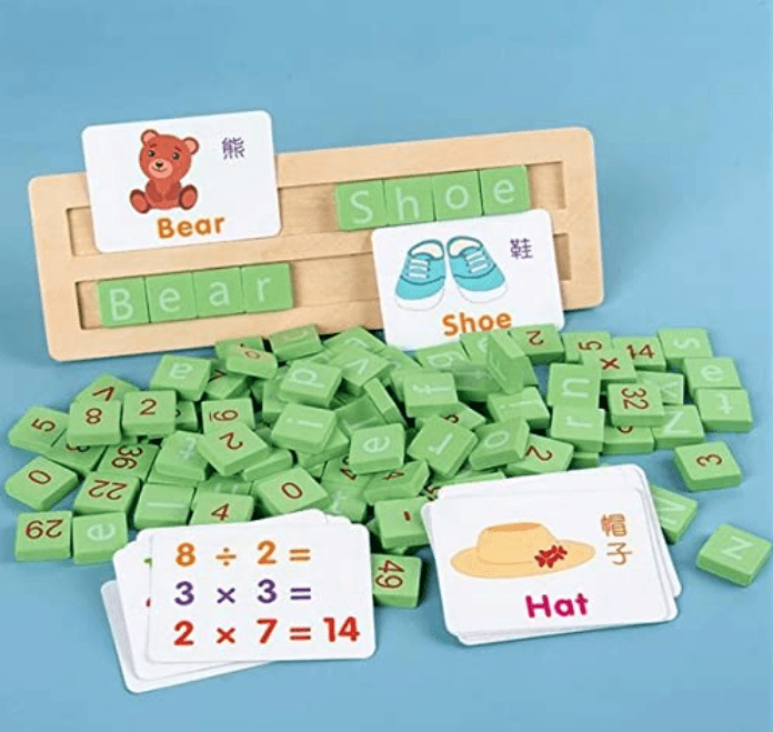 Alphanumering Teaching Aid Montessori Kids Game - Image 3