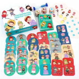 Wooden Concentration Desktop Game