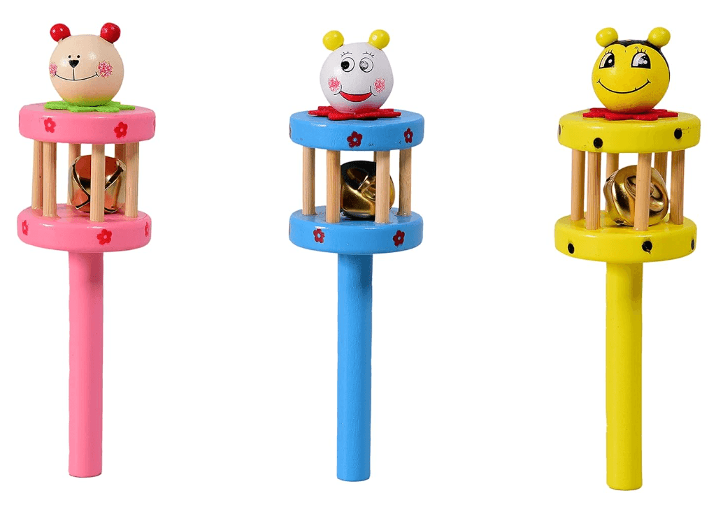 Wooden Cage Rattles (2 Pc) - Image 2