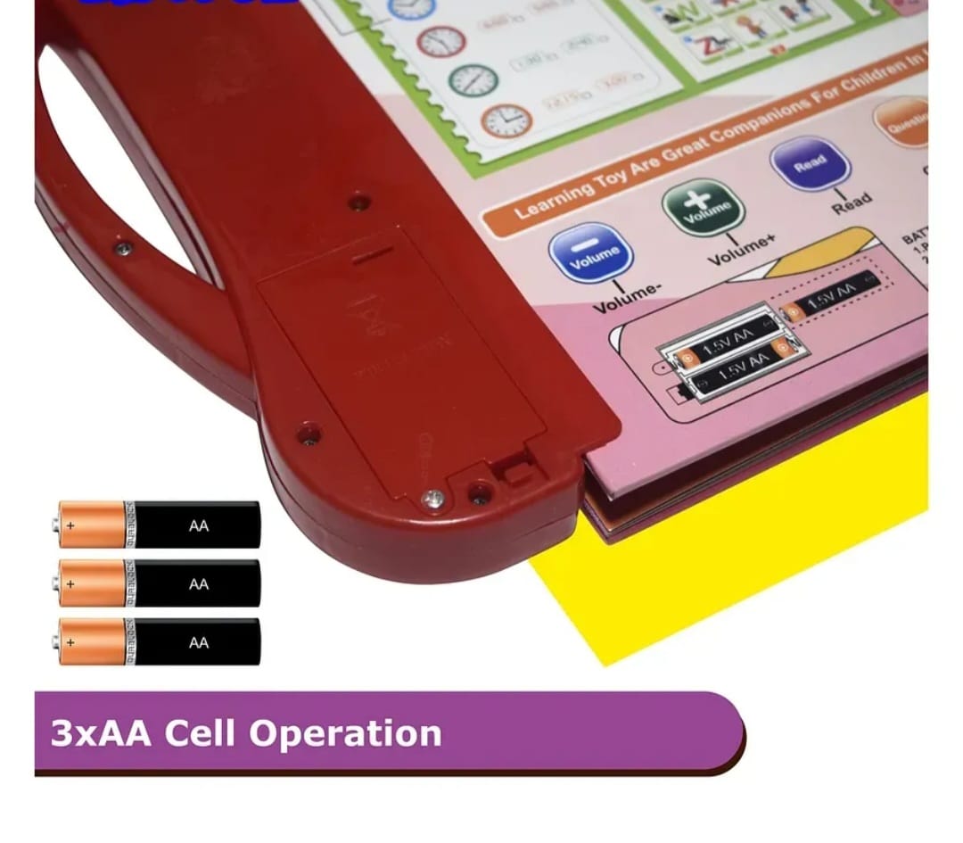 Play and learn intelligence book running on battery - Image 5