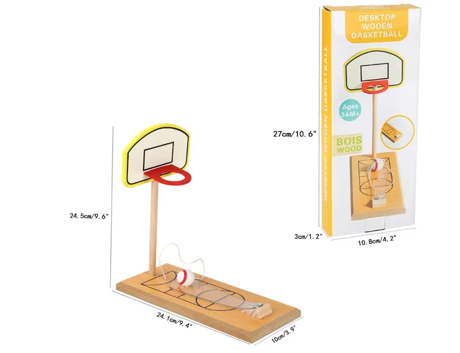 Wooden Desktop Deskball Game - Image 5