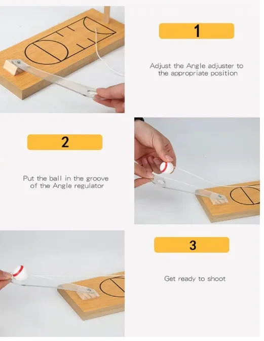 Wooden Desktop Deskball Game - Image 4