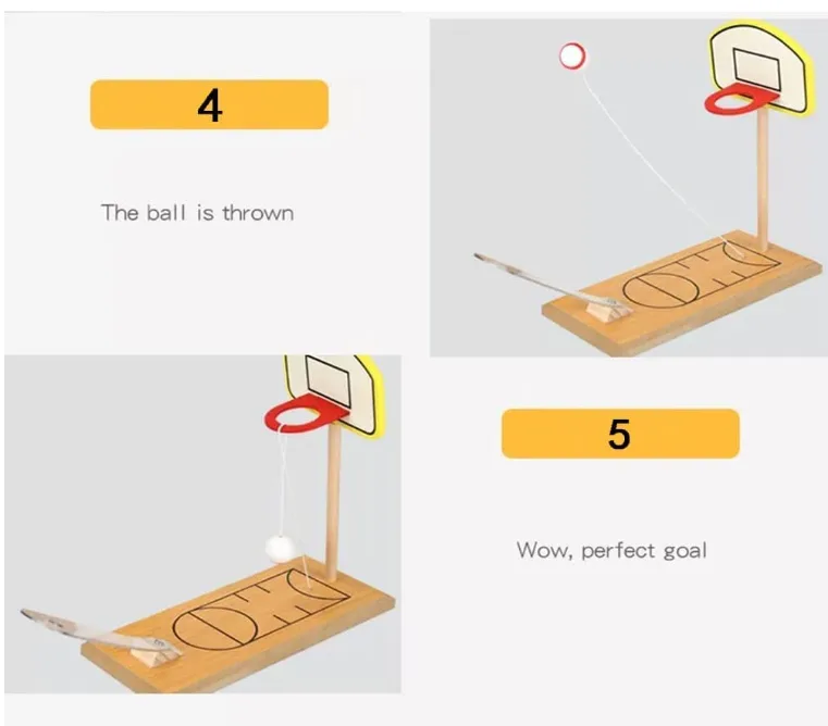 Wooden Desktop Deskball Game - Image 3