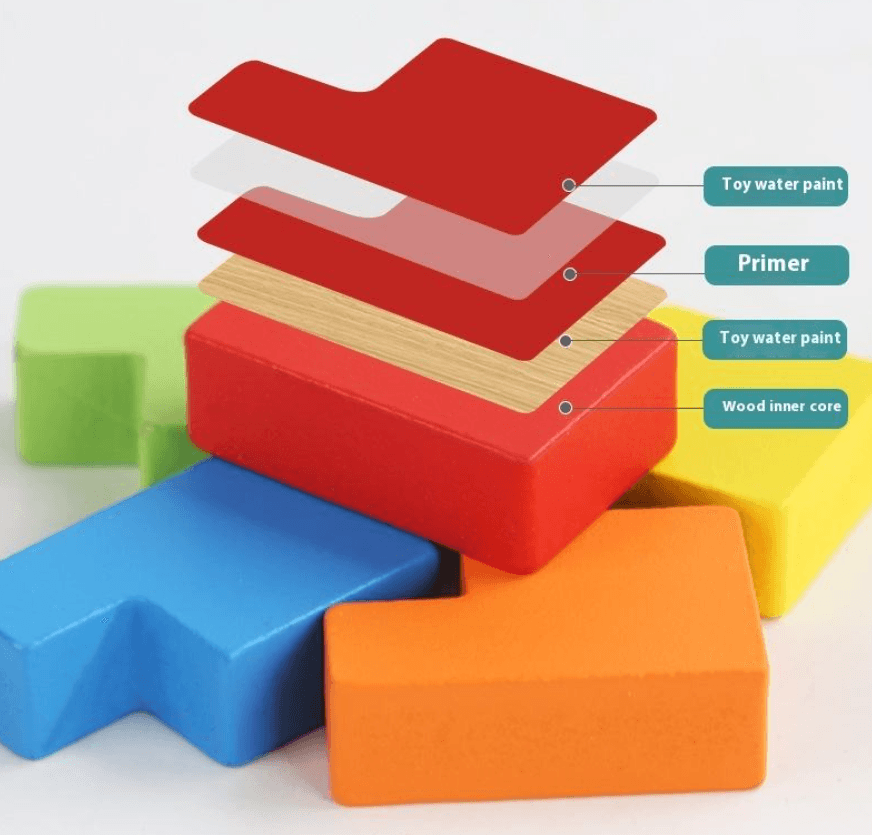 Wooden Colorful Box Puzzle 25Pc - Image 3