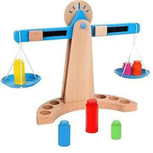 Wooden Balance Scale