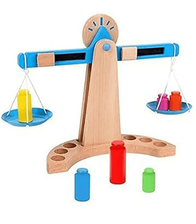Wooden Balance Scale