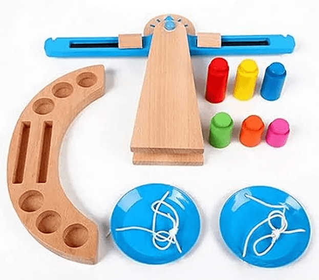 Wooden Balance Scale - Image 4