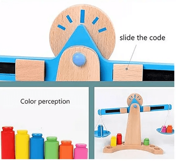 Wooden Balance Scale - Image 3