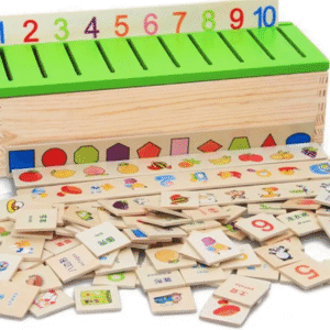 Wooden Knowledge classification Box