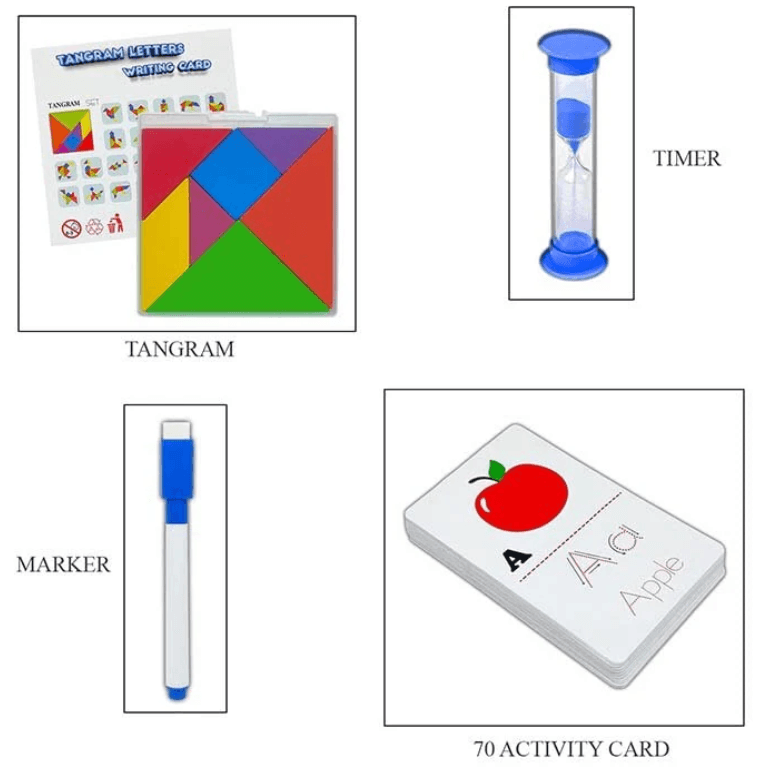Tangram Letters Writing Card - Image 3